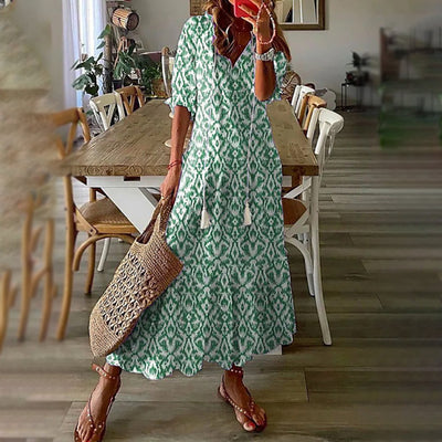 Capucine™ – Maxi-Boho-Kleid mit elegantem Retro-Charme