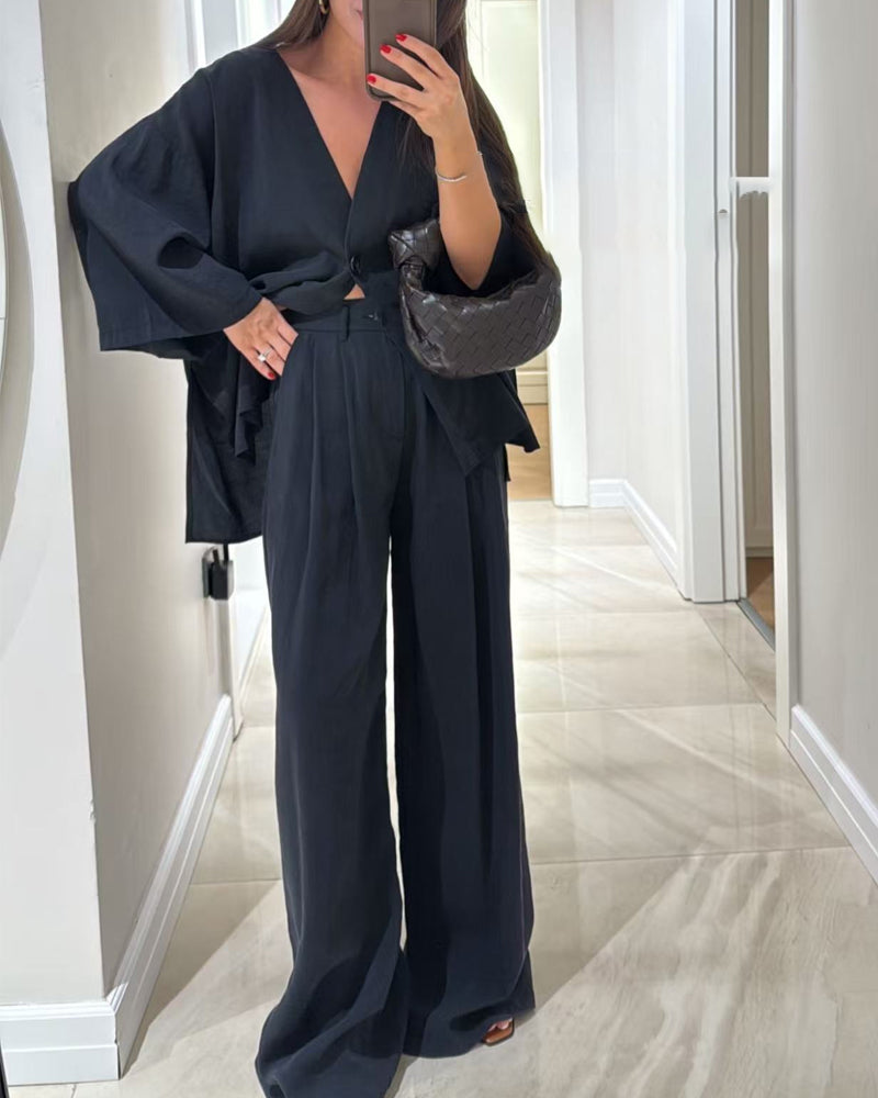 Magesty Casual V-Neck Set