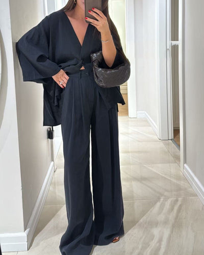 Magesty Casual V-Neck Set