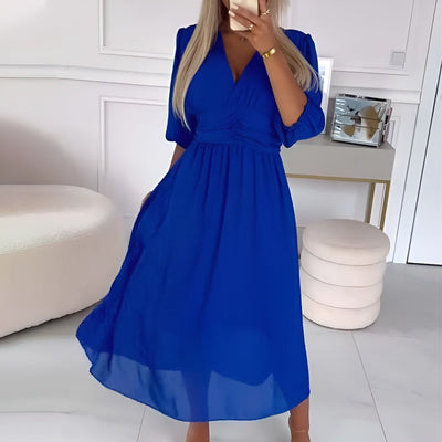 Chiara™ - Elegante Sommerkleid aus ultraleichtem Seidenchiffon